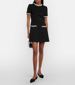 Jimmy Choo Love tulle-trimmed velvet ballet flats