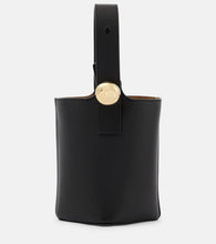 Loewe Pebble Mini leather bucket bag. Shop Loewe Top-Handle Bags for women now.