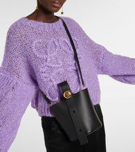 Loewe Pebble Mini leather bucket bag