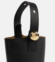 Loewe Pebble Mini leather bucket bag