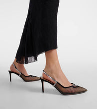 Aquazzura Forbidden Love 75 slingback pumps