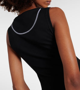 Loewe Anagram cotton jersey maxi dress