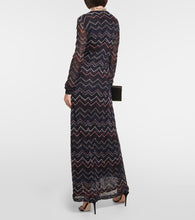 Missoni Zig Zag sequined maxi dress