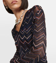 Missoni Zig Zag sequined maxi dress