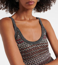 Missoni Striped sequined maxi dress