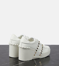 Valentino Garavani Open Disco leather wedge sneakers