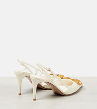Valentino Garavani VLogo leather slingback pumps