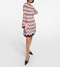 Missoni Zig Zag wool-blend minidress