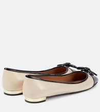 Aquazzura Parisina bow-detail leather ballet flat