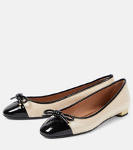Aquazzura Parisina bow-detail leather ballet flat