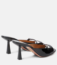 Aquazzura Soul Sister 75 patent leather mules