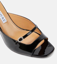 Aquazzura Soul Sister 75 patent leather mules
