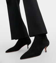 Aquazzura Montmartre 50 suede ankle boots