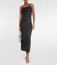 Missoni Zig Zag metallic maxi dress