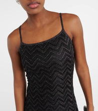 Missoni Zig Zag metallic maxi dress