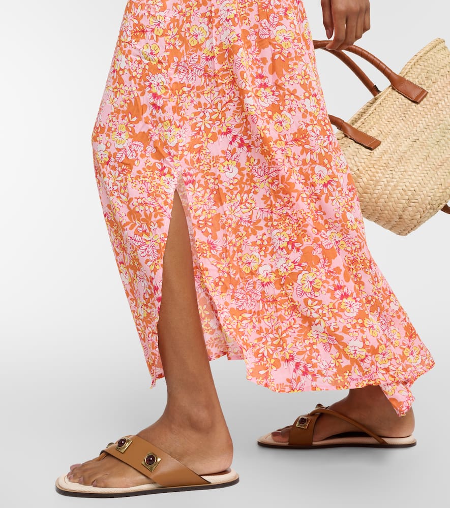 Poupette St Barth Ilona floral midi dress