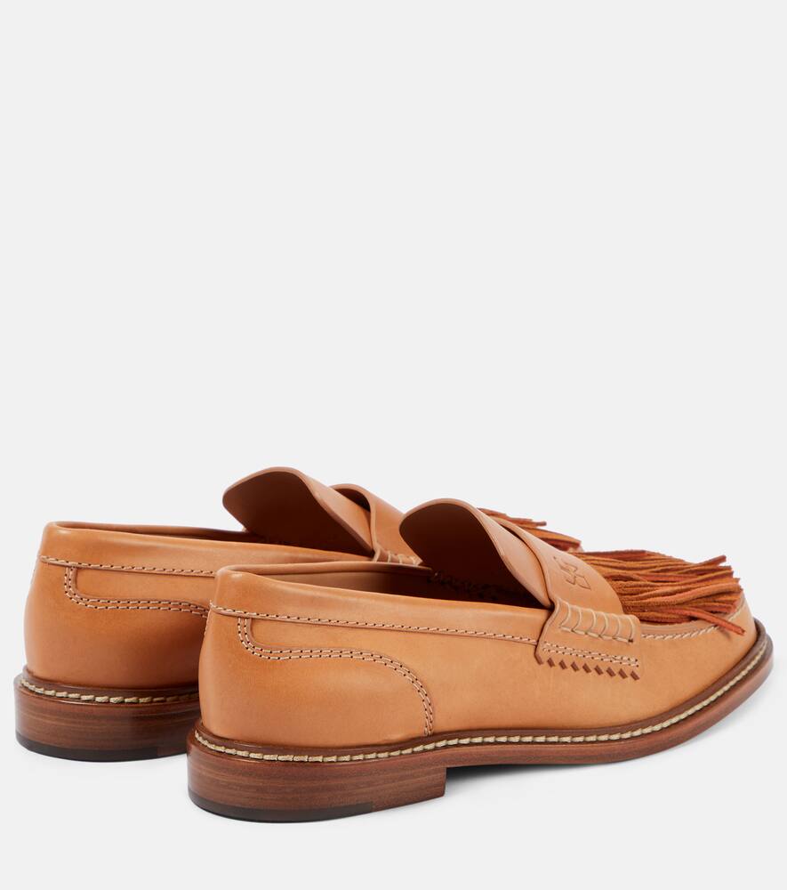 Ulla Johnson Fringed leather loafers