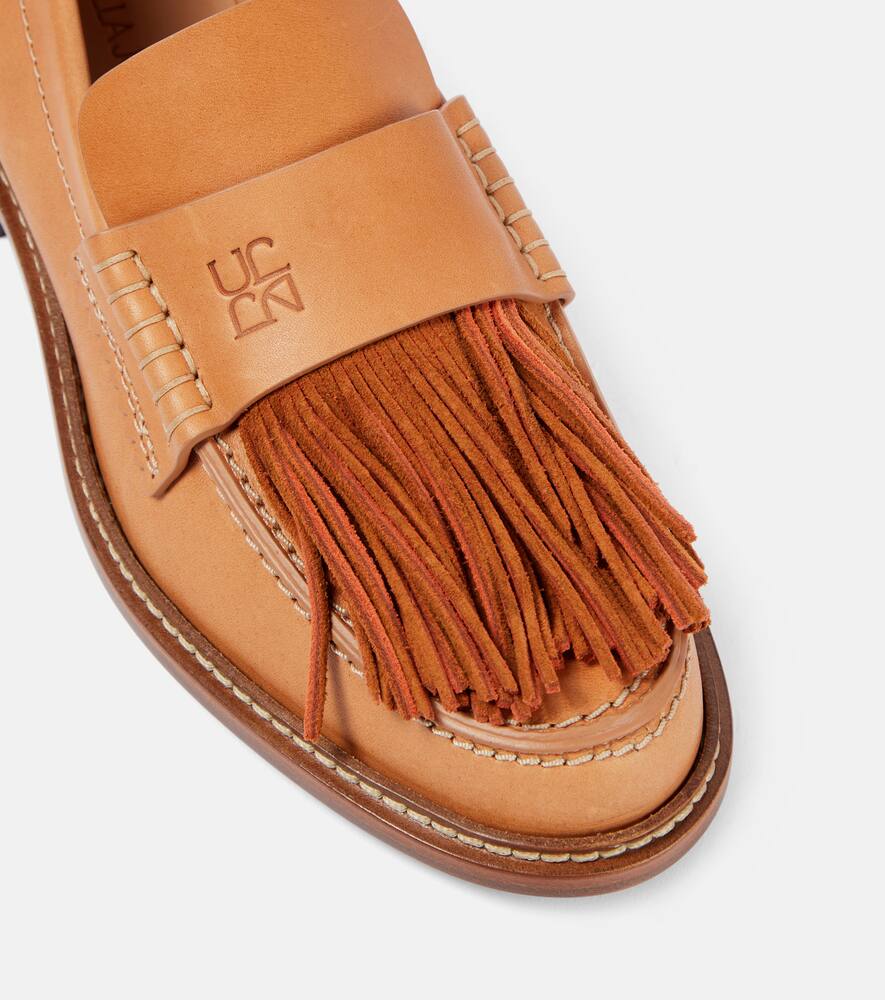 Ulla Johnson Fringed leather loafers