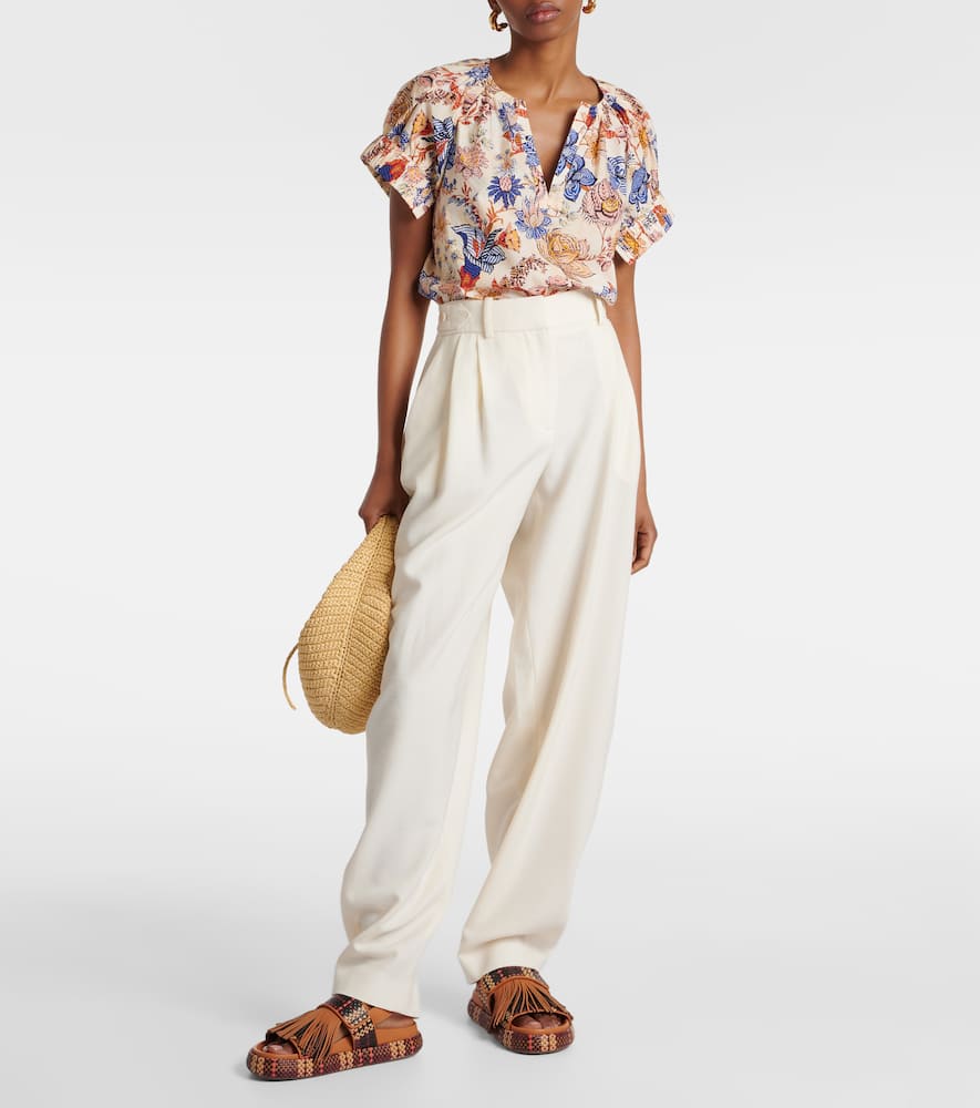 Ulla Johnson Fringed woven leather sandals