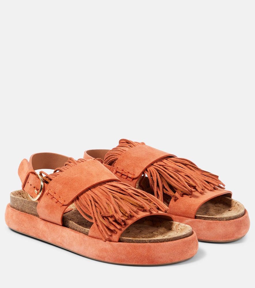 Ulla Johnson Alba fringed suede sandals