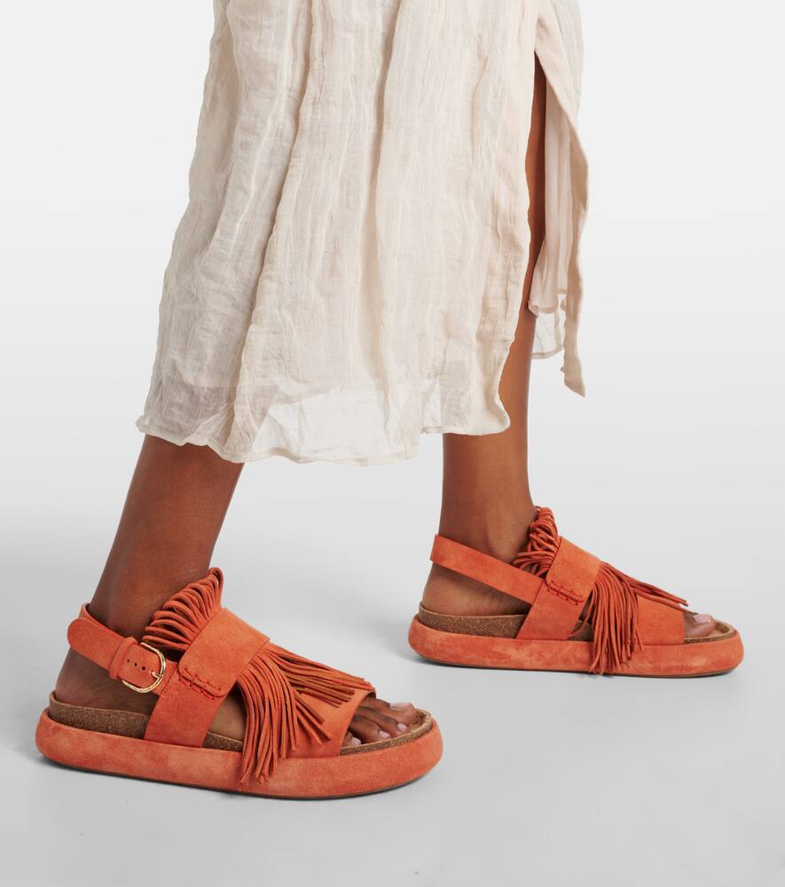 Ulla Johnson Alba fringed suede sandals