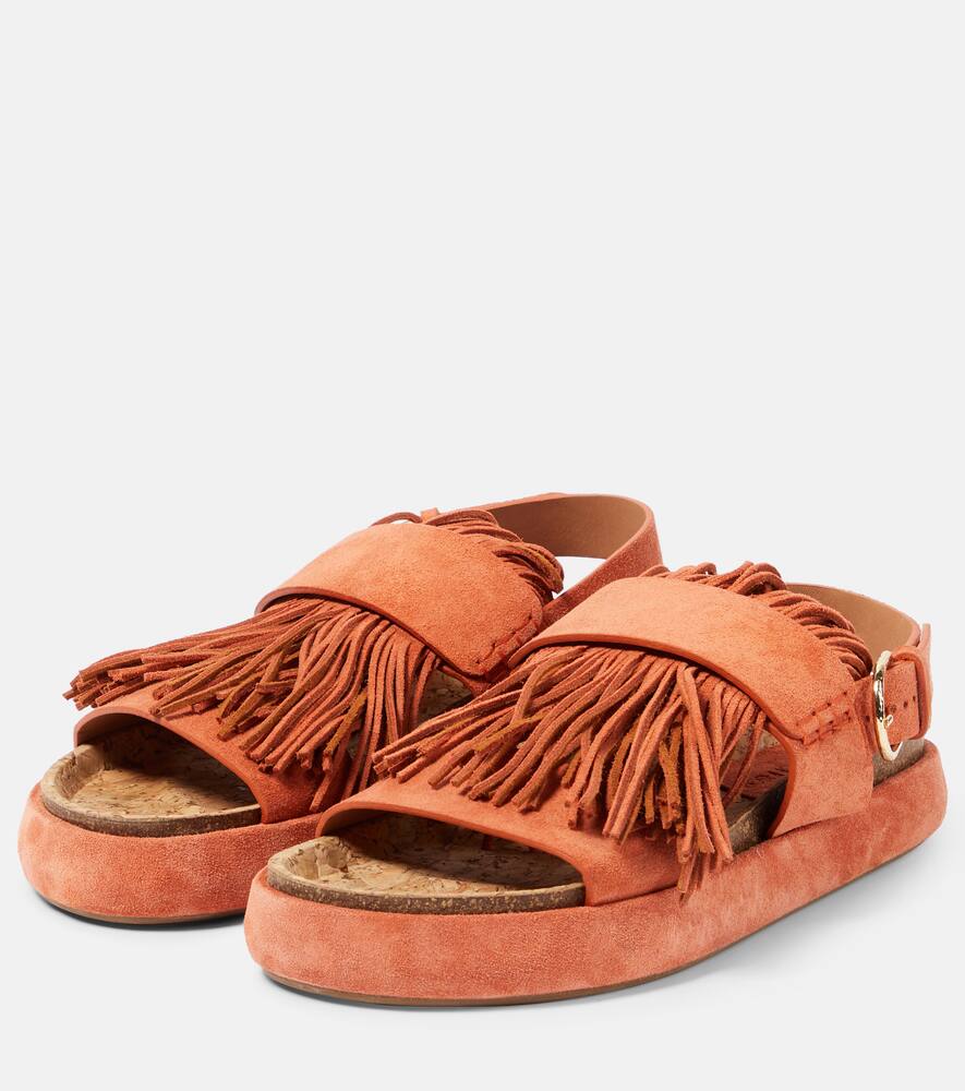 Ulla Johnson Alba fringed suede sandals