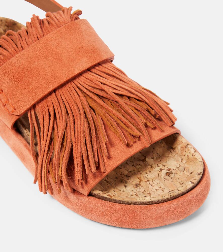 Ulla Johnson Alba fringed suede sandals