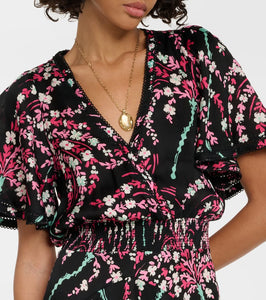 Poupette St Barth Mabelle printed maxi dress