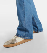 Valentino Garavani Upvillage metallic leather sneakers