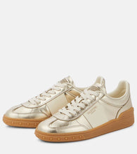 Valentino Garavani Upvillage metallic leather sneakers