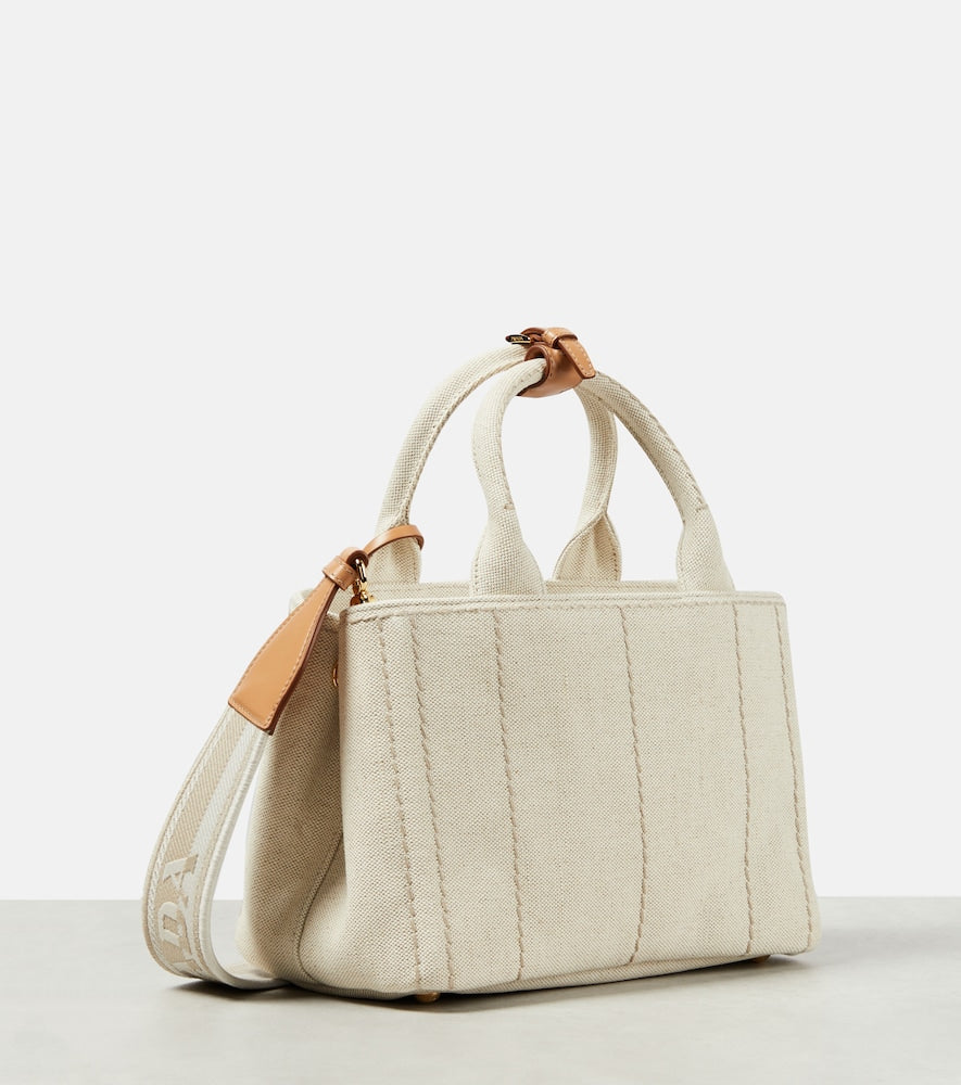 Prada Giardiniera Medium canvas tote bag
