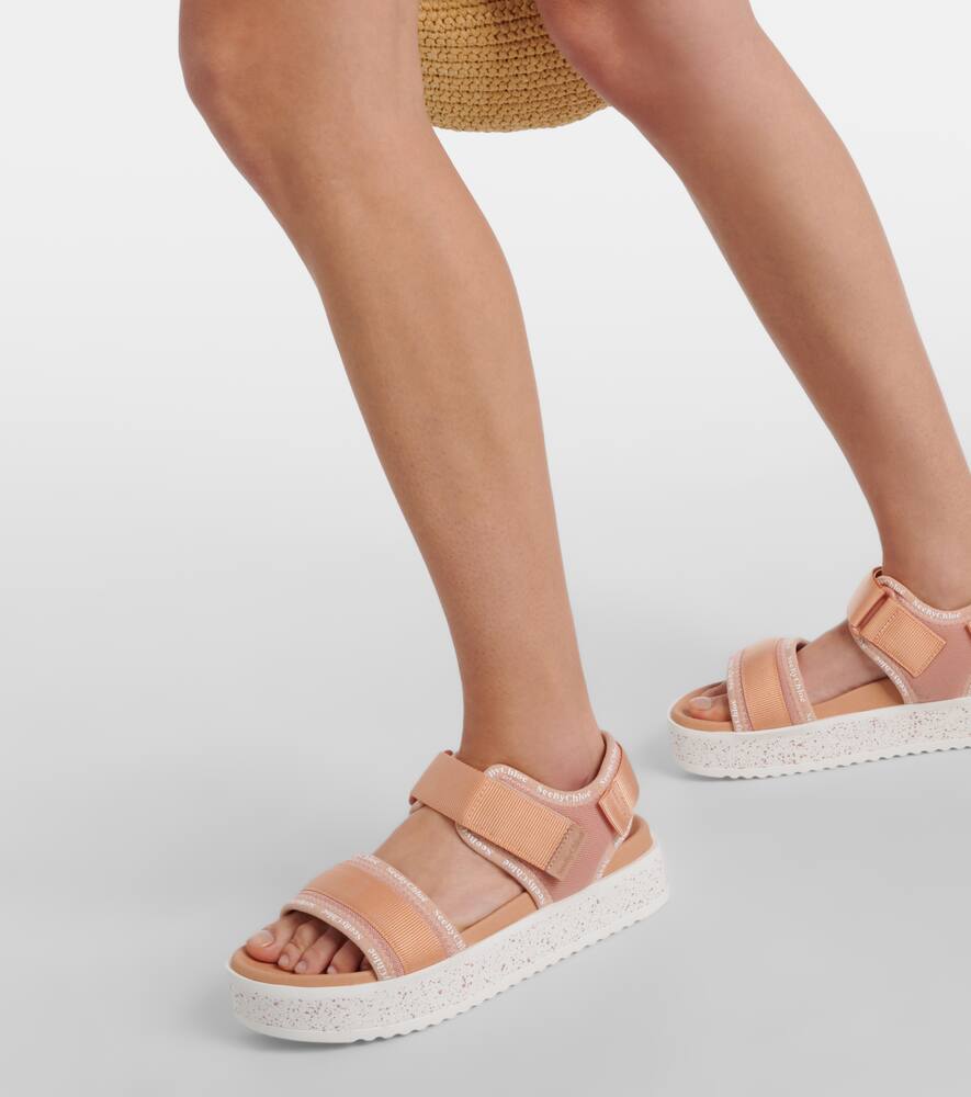 See By Chloe Pipper mesh platform sandals