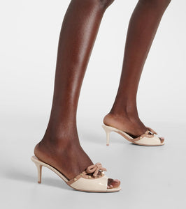 Valentino Garavani Rockstud patent leather mules