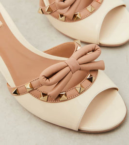 Valentino Garavani Rockstud patent leather mules