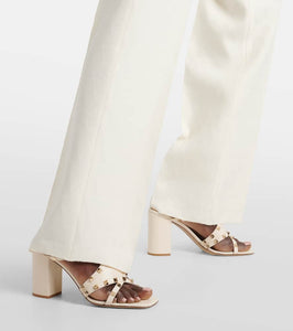Valentino Garavani Rockstud 90 leather mules