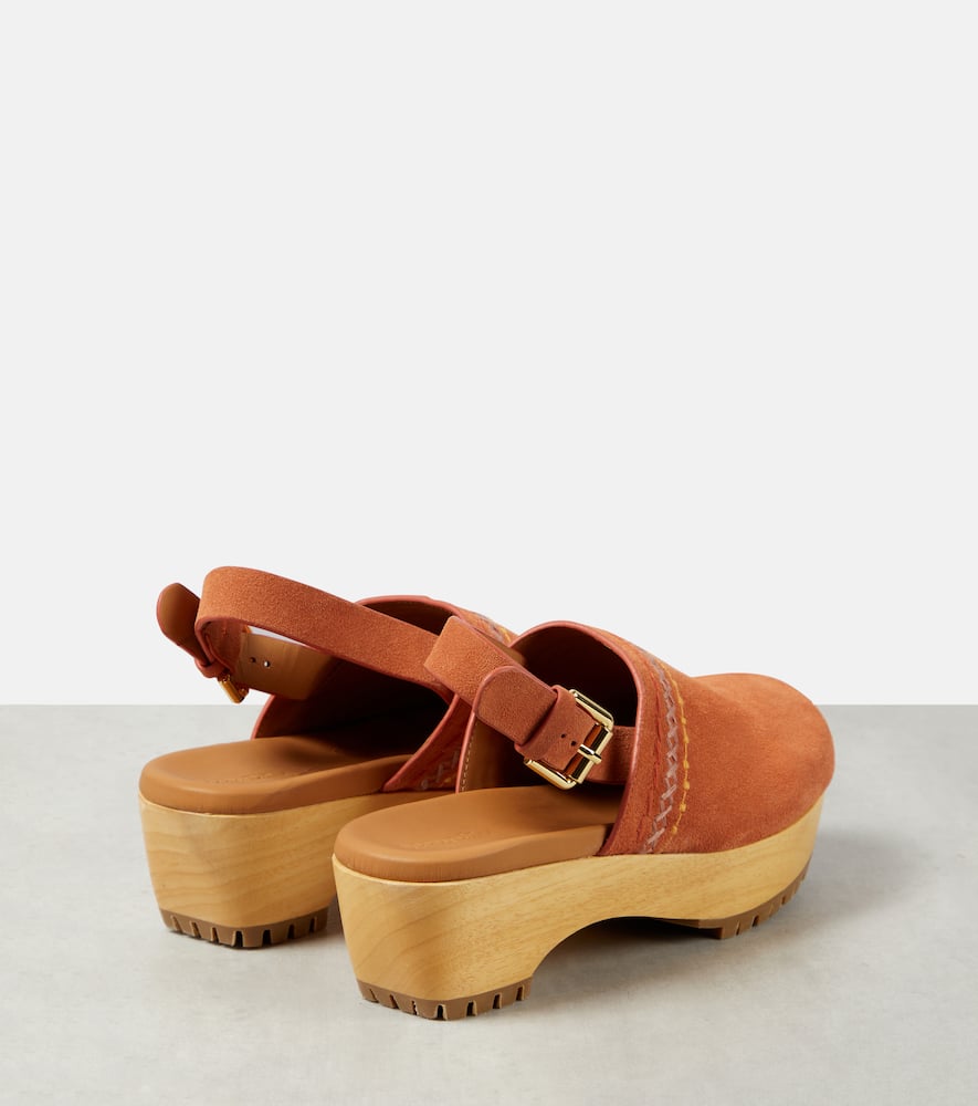 See By Chloe Pheebe suede clogs