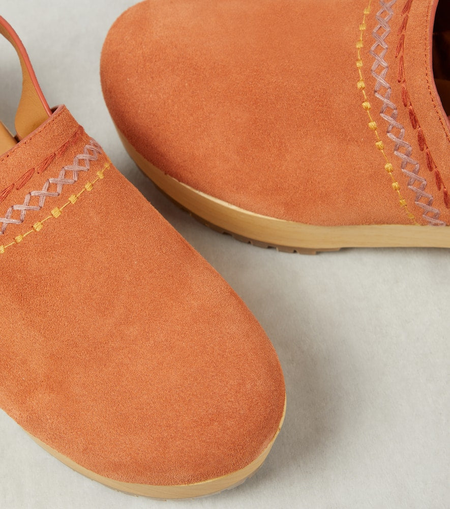See By Chloe Pheebe suede clogs