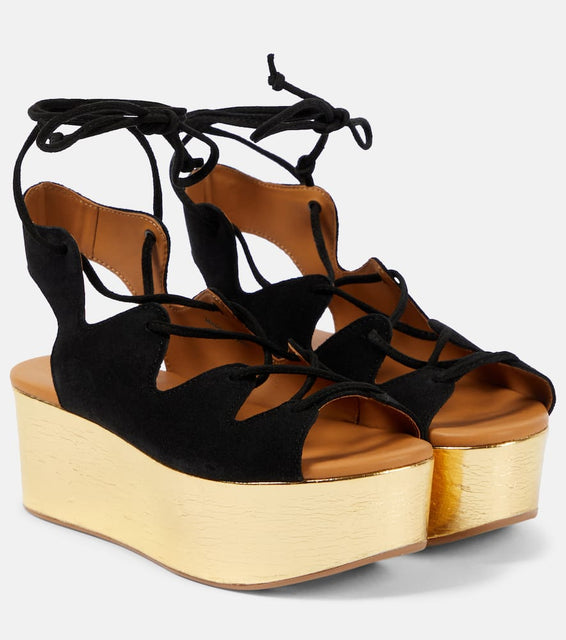 See By Chloe Liana 70 suede platform sandals