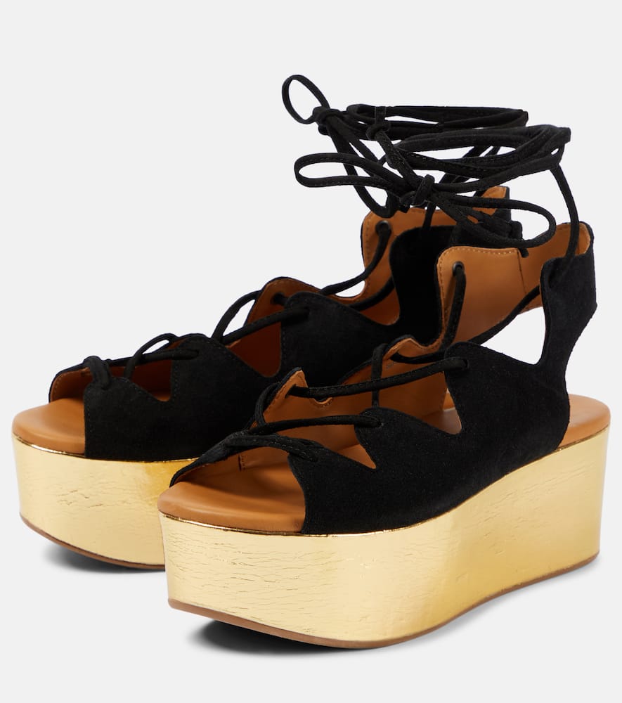See By Chloe Liana 70 suede platform sandals