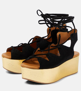 See By Chloe Liana 70 suede platform sandals