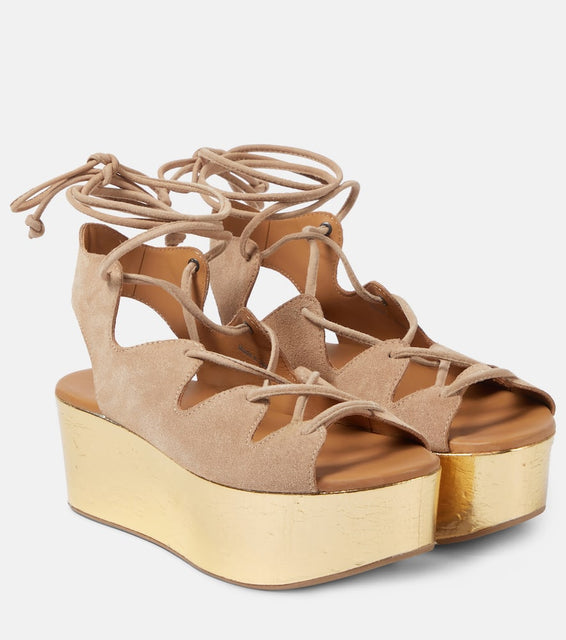 See By Chloe Liana 70 suede platform sandals
