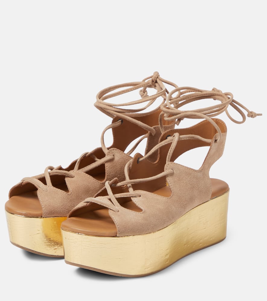 See By Chloe Liana 70 suede platform sandals