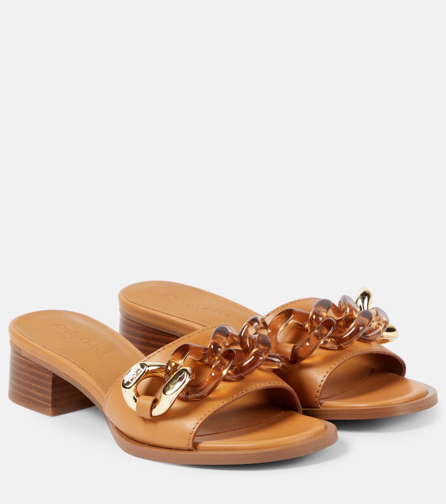 See By Chloe Embellished leather mules