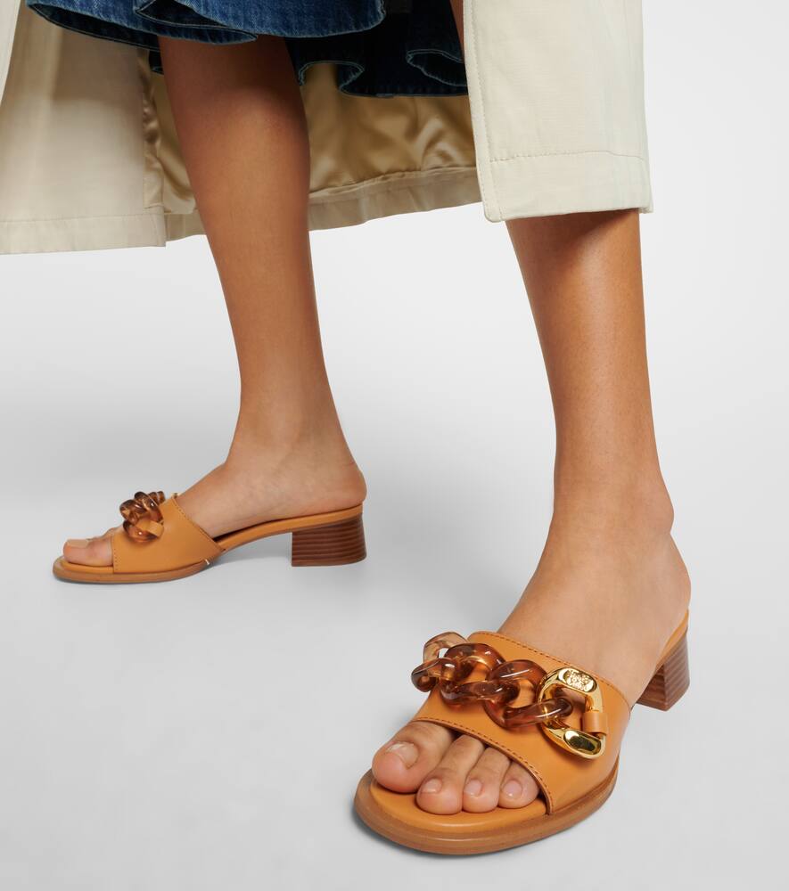 See By Chloe Embellished leather mules