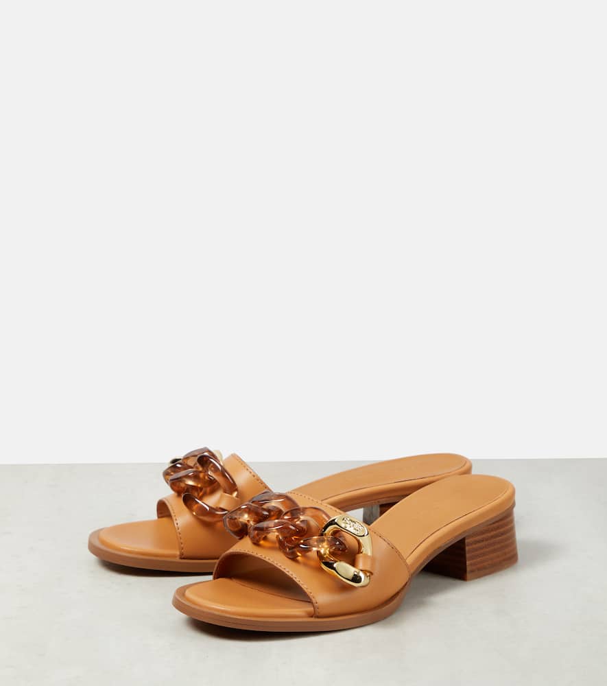 See By Chloe Embellished leather mules