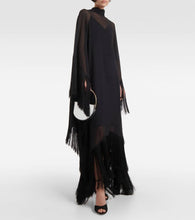 Taller Marmo Mrs Ross Spirito fringed silk kaftan