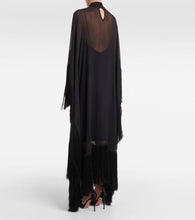 Taller Marmo Mrs Ross Spirito fringed silk kaftan