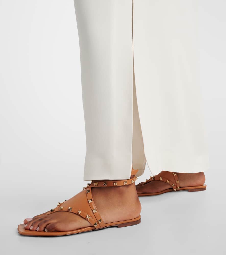 Valentino Garavani Rockstud leather thong sandals