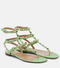 Valentino Garavani Rockstud leather thong sandals