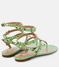 Valentino Garavani Rockstud leather thong sandals